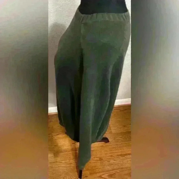 Lands End Heavy Knit Crew Neck Olive Green Sweater Women’s Size XL - Picture 3 of 6